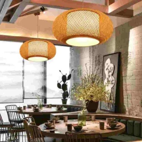 Twin Weave Dome Pendant Light