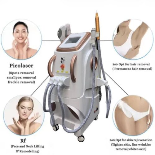 4 in 1 Clinical Ipl Laser Machine With Ndyag Pico and RF