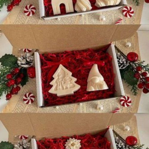 Customised Christmas Gift Candle Set