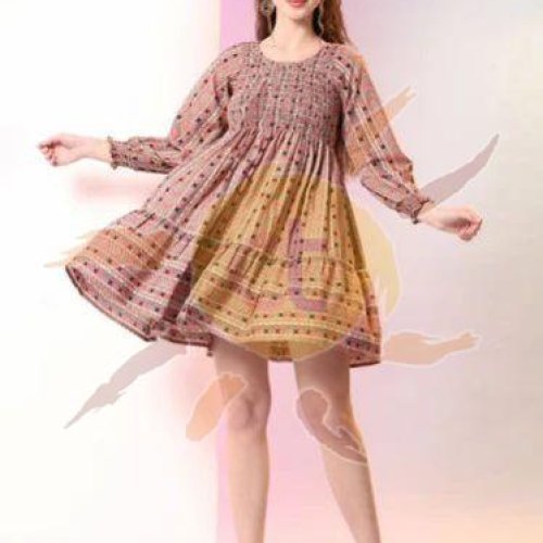 Ladies Printed Tunic Top