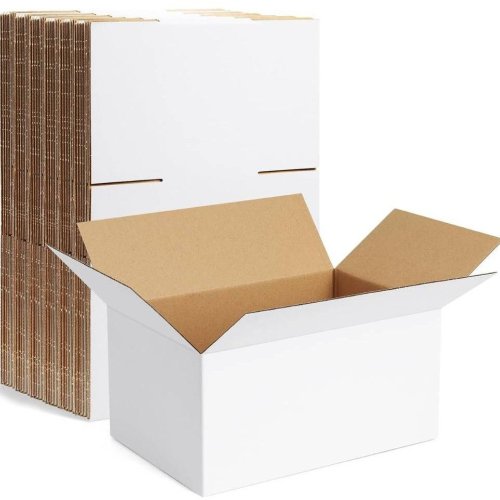 White Corrugated Packaging Box