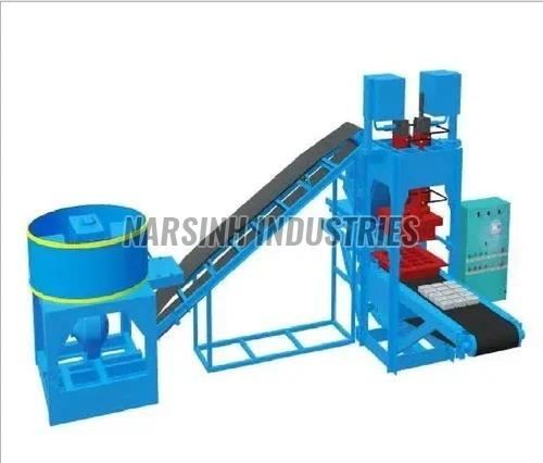 4 Bricks Automatic Fly Ash Bricks Machine