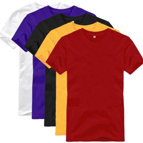 Mens Plain Round Neck T-Shirts
