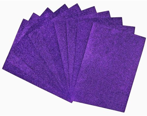 Royal Blue A4 Size Glitter Paper Sheet