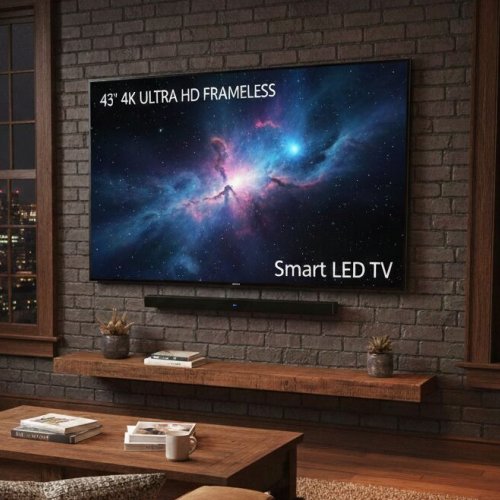 43Inch 4K Ultra HD Frameless Smart LED TV