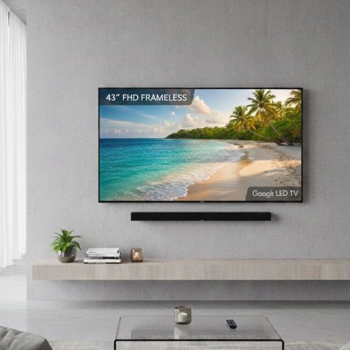 43Inch FHD Frameless Google Smart LED TV