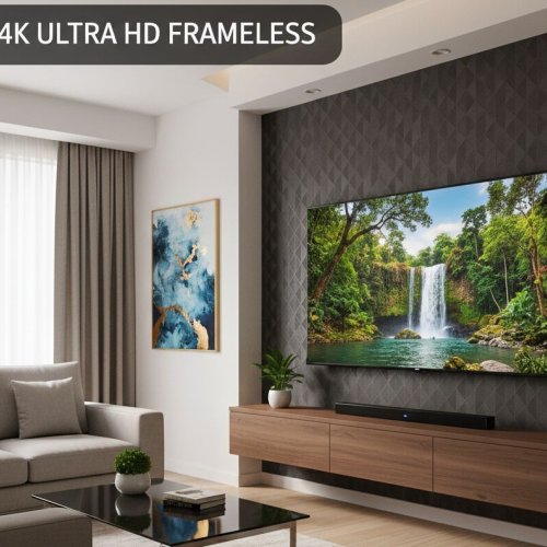 75Inch 4K Android Ultra HD Frameless Smart LED TV