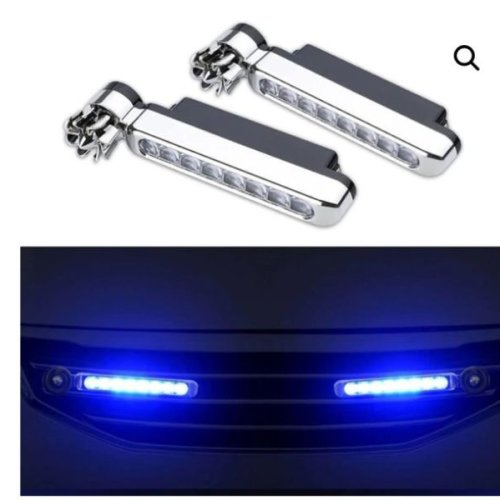 Car Wind-Powered LED Lights ( Set of 2 )