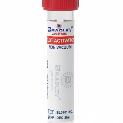 Clot Activator Non Vacuum Blood Collection Tube