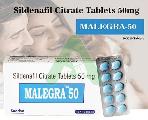 Malegra 50mg Tablets