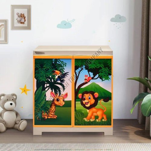 Nilkamal Jungle Theme Kids Plastic Storage Cabinet
