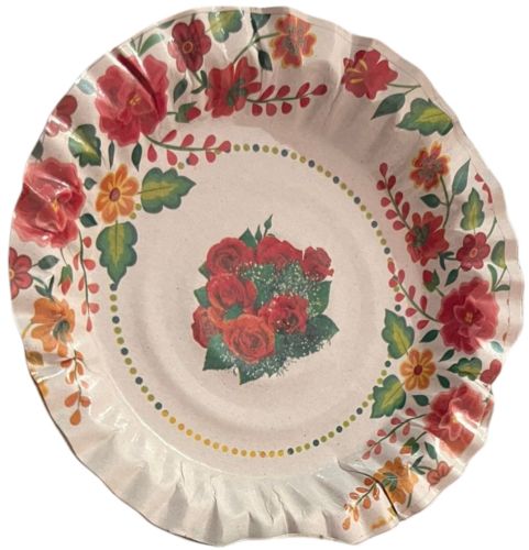 8 Inch 180 GSM Printed Paper