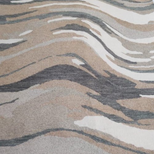 Abstract Wave Design Woolen Carpet