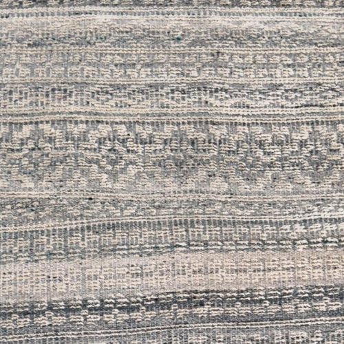 Textured Grey Pattern Handmade Woollen Carpet