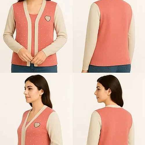 Cotton Women Knitted Cardigan