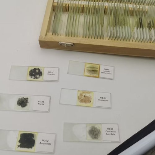 Geology Thin Section Mineral Slide