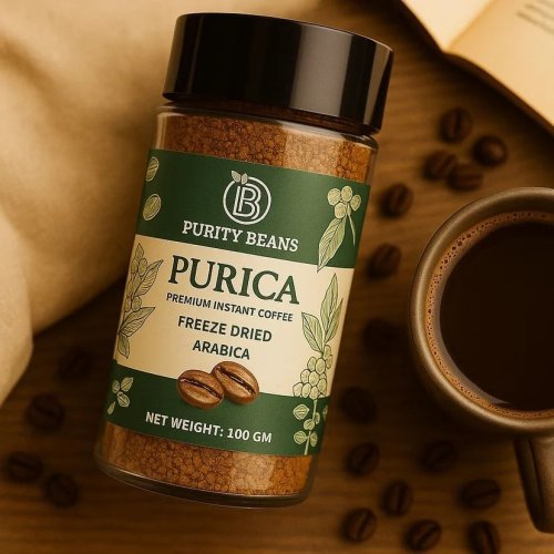 100gm Purity Beans Purica Gourmet Instant Coffee Granules