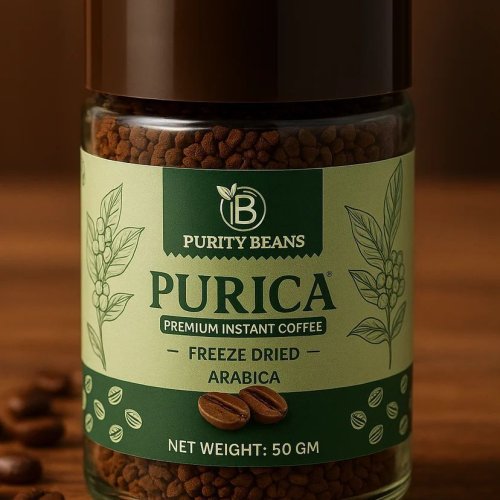 50gm Purity Beans Purica Gourmet Instant Coffee Granules