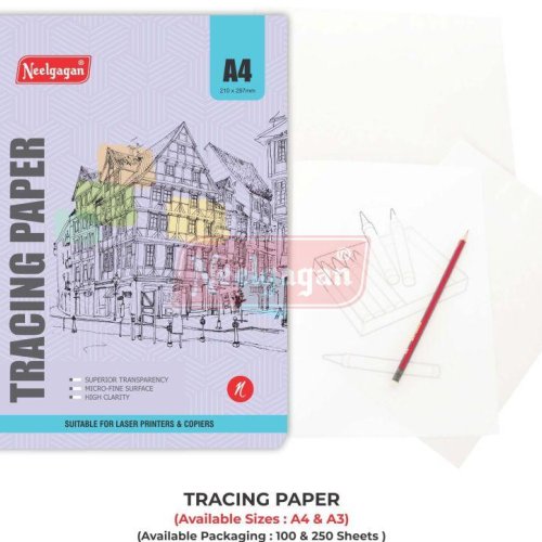 Neelgagan 90 GSM A4 Tracing Paper