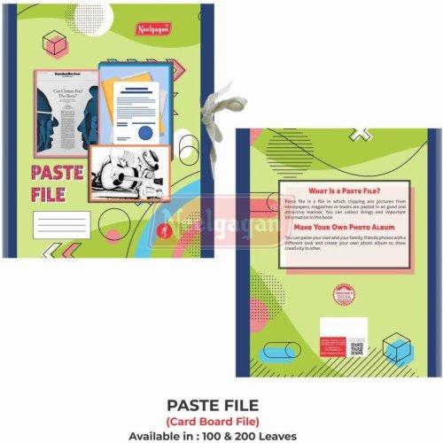 Neelgagan A4 Card Board Paste File
