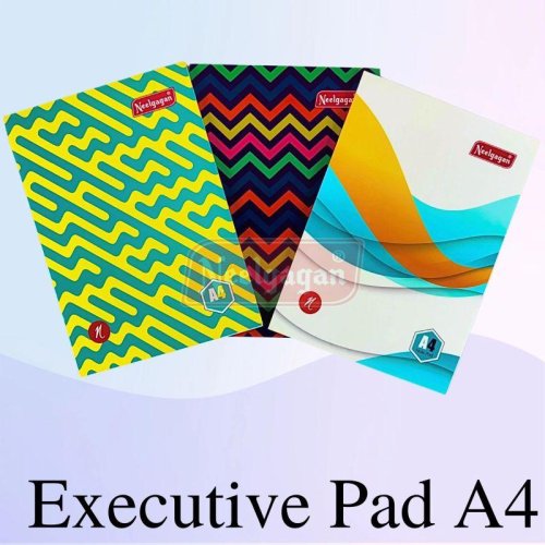 Neelgagan A4 Paper Cover Glue Bound Executive Pad