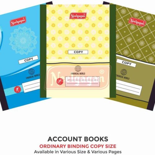 Neelgagan Ordinary Binding Copy Size Account Book
