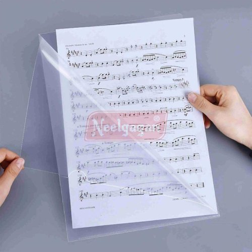 Neelgagan Plastic Transparent L Folder File