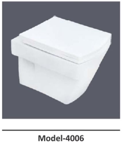 White Ceramic Western Toilet Seat