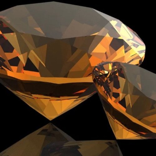 Orange Lab Grown Diamond
