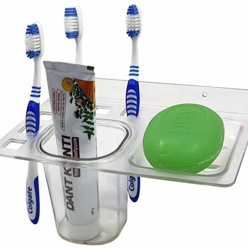 ABS 3 In 1 Tooth Brush Holder