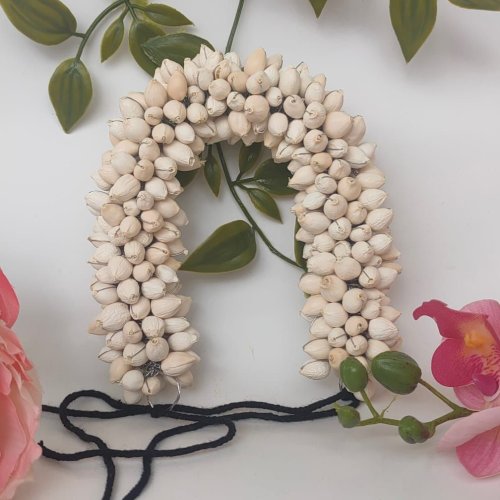 12 Inch Off White Artificial Gajra