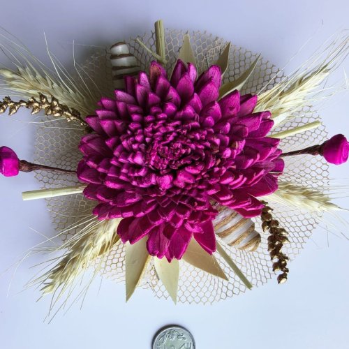 Artificial Sola Wood Chandramallika Flower