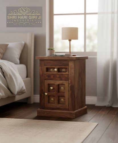Sheesham Wood Bed Side Table