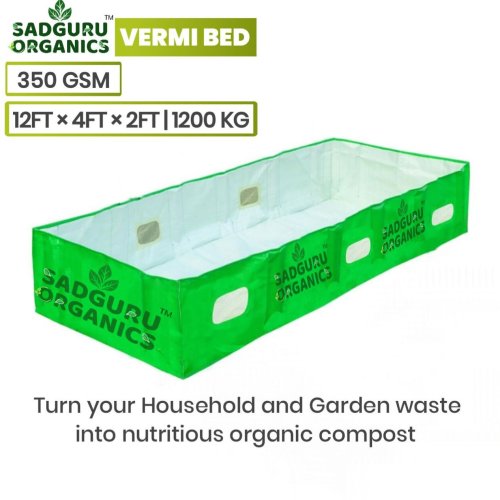 350GSM 12x4x2FT HDPE Vermi Compost Bed
