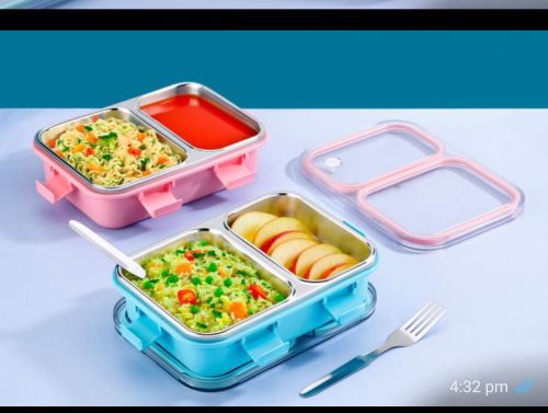 2 Compartment Insulated Lunch Box
