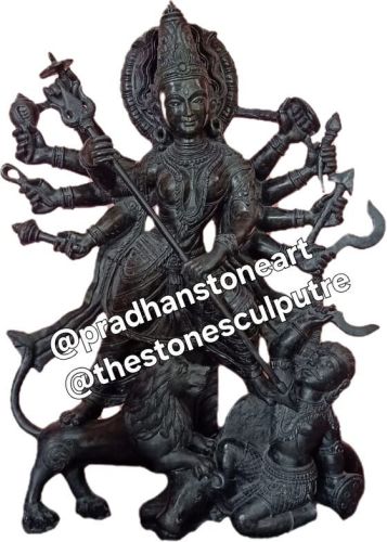 Granite Stone Goddess Durga Statue