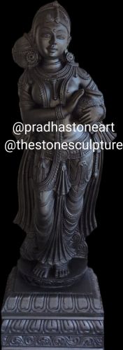 Nartaki Black Stone Statue