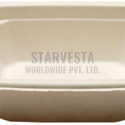 Square Sugarcane Bagasse Disposable Deep Bowl