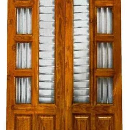 90 Inch Teak Wood Safety Door