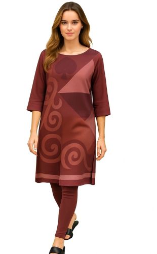 Ladies Crepe Luxe Casual Dress