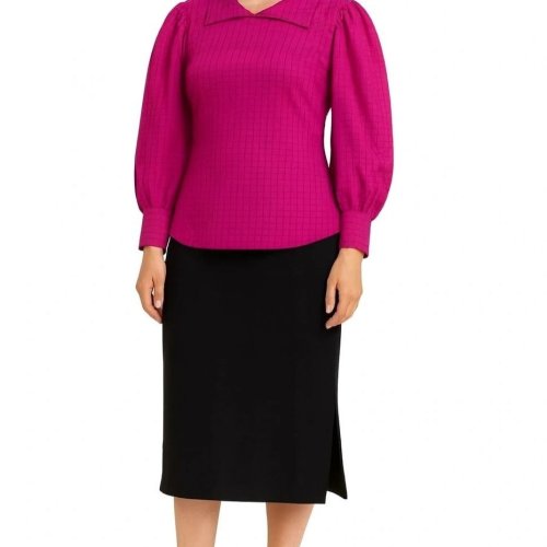 Ladies Elegant Puff Sleeve Top