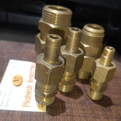 Oxygen Brass Male Connectors