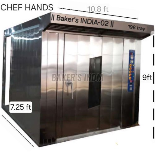 Stainless Steel Rotary Rack Oven