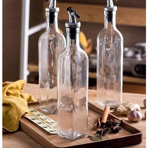 Glass Vinegar Bottle