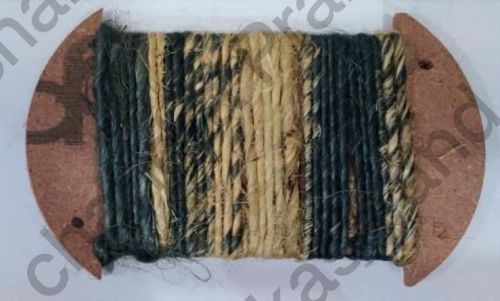 Dyed Melange Jute 2 Ply Handspun Yarn
