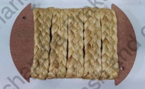 Golden Jute Five Strand Handspun Braid