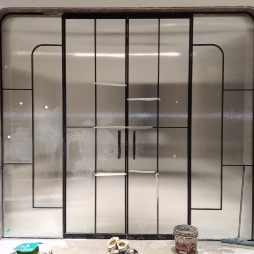 Glass Profile Fix Swing Door