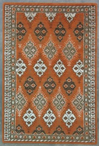 Brown Jute Hand Tufted Carpet