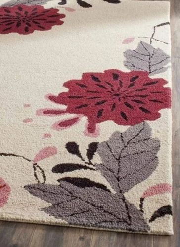 Floral Hand Tufted Flower Cotton Carpet