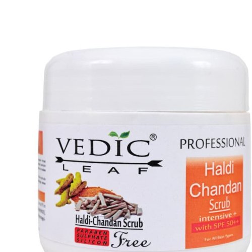 Vedic Leaf Haldi Chandan Face Scrub